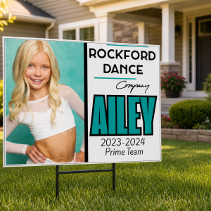 Personalized Dancer Yard Sign